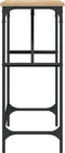 vidaXL - Wandtafel - 100x32x75 - cm - bewerkt - hout - sonoma - eikenkleurig