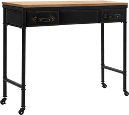 vidaXL - Wandtafel - 100x33,5x80 - cm - MDF - en - vurenhout
