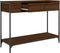 vidaXL - Wandtafel - 100x34,5x75 - cm - bewerkt - hout - bruin - eikenkleur