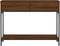 vidaXL - Wandtafel - 100x34,5x75 - cm - bewerkt - hout - bruin - eikenkleur