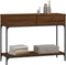 vidaXL - Wandtafel - 100x34,5x75 - cm - bewerkt - hout - bruin - eikenkleur