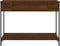 vidaXL - Wandtafel - 100x34,5x75 - cm - bewerkt - hout - bruin - eikenkleur