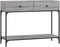 vidaXL - Wandtafel - 100x34,5x75 - cm - bewerkt - hout - grijs - sonoma - eikenkleurig