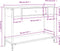 vidaXL - Wandtafel - 100x34,5x75 - cm - bewerkt - hout - grijs - sonoma - eikenkleurig