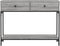 vidaXL - Wandtafel - 100x34,5x75 - cm - bewerkt - hout - grijs - sonoma - eikenkleurig