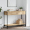vidaXL - Wandtafel - 100x34,5x75 - cm - bewerkt - hout - sonoma - eikenkleurig