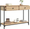vidaXL - Wandtafel - 100x34,5x75 - cm - bewerkt - hout - sonoma - eikenkleurig