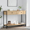 vidaXL - Wandtafel - 100x34,5x75 - cm - bewerkt - hout - sonoma - eikenkleurig