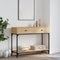 vidaXL - Wandtafel - 100x34,5x75 - cm - bewerkt - hout - sonoma - eikenkleurig