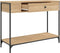 vidaXL - Wandtafel - 100x34,5x75 - cm - bewerkt - hout - sonoma - eikenkleurig