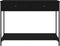 vidaXL - Wandtafel - 100x34,5x75 - cm - bewerkt - hout - zwart