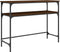 vidaXL - Wandtafel - 100x35,5x75 - cm - bewerkt - hout - bruin - eikenkleur