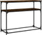 vidaXL - Wandtafel - 100x35,5x75 - cm - bewerkt - hout - gerookt - eikenkleurig