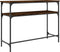 vidaXL - Wandtafel - 100x35,5x75 - cm - bewerkt - hout - gerookt - eikenkleurig