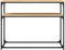 vidaXL - Wandtafel - 100x35,5x75 - cm - bewerkt - hout - sonoma - eikenkleurig