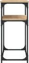 vidaXL - Wandtafel - 100x35,5x75 - cm - bewerkt - hout - sonoma - eikenkleurig