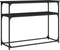 vidaXL - Wandtafel - 100x35,5x75 - cm - bewerkt - hout - zwart