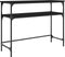 vidaXL - Wandtafel - 100x35,5x75 - cm - bewerkt - hout - zwart