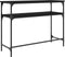 vidaXL - Wandtafel - 100x35,5x75 - cm - bewerkt - hout - zwart