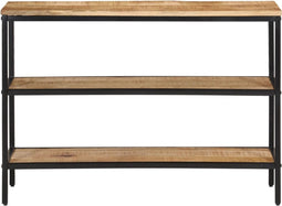 vidaXL - Wandtafel - 100x35x70 - cm - massief - ruw - mangohout