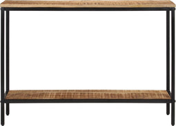 vidaXL - Wandtafel - 100x35x70 - cm - massief - ruw - mangohout