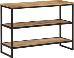 vidaXL - Wandtafel - 100x35x70 - cm - massief - ruw - mangohout
