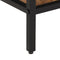 vidaXL - Wandtafel - 100x35x70 - cm - massief - ruw - mangohout