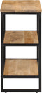 vidaXL - Wandtafel - 100x35x70 - cm - massief - ruw - mangohout