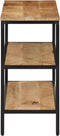 vidaXL - Wandtafel - 100x35x70 - cm - massief - ruw - mangohout