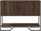 vidaXL - Wandtafel - 100x35x74,5 - cm - bewerkt - hout - bruin - eikenkleurig