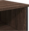 vidaXL - Wandtafel - 100x35x74,5 - cm - bewerkt - hout - bruin - eikenkleurig