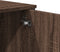 vidaXL - Wandtafel - 100x35x74,5 - cm - bewerkt - hout - bruin - eikenkleurig