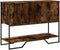 vidaXL - Wandtafel - 100x35x74,5 - cm - bewerkt - hout - gerookt - eikenkleurig