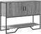 vidaXL - Wandtafel - 100x35x74,5 - cm - bewerkt - hout - grijs - sonoma - eikenkleurig