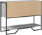 vidaXL - Wandtafel - 100x35x74,5 - cm - bewerkt - hout - grijs - sonoma - eikenkleurig
