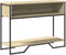 vidaXL - Wandtafel - 100x35x74,5 - cm - bewerkt - hout - sonoma - eikenkleurig