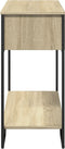 vidaXL - Wandtafel - 100x35x74,5 - cm - bewerkt - hout - sonoma - eikenkleurig