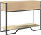 vidaXL - Wandtafel - 100x35x74,5 - cm - bewerkt - hout - sonoma - eikenkleurig