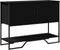 vidaXL - Wandtafel - 100x35x74,5 - cm - bewerkt - hout - zwart