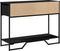 vidaXL - Wandtafel - 100x35x74,5 - cm - bewerkt - hout - zwart