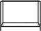 vidaXL - Wandtafel - 100x35x75 - cm - gehard - glas - transparant