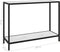 vidaXL - Wandtafel - 100x35x75 - cm - gehard - glas - wit