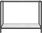 vidaXL - Wandtafel - 100x35x75 - cm - gehard - glas - wit