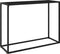 vidaXL - Wandtafel - 100x35x75 - cm - gehard - glas - zwart