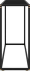 vidaXL - Wandtafel - 100x35x75 - cm - gehard - glas - zwart
