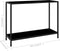 vidaXL - Wandtafel - 100x35x75 - cm - gehard - glas - zwart