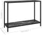 vidaXL - Wandtafel - 100x35x75 - cm - gehard - glas - zwart