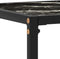 vidaXL - Wandtafel - 100x35x75 - cm - gehard - glas - zwart