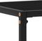 vidaXL - Wandtafel - 100x35x75 - cm - gehard - glas - zwart