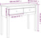 vidaXL - Wandtafel - 100x35x75 - cm - massief - grenenhout